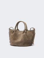 max mara small suede tote bag for women