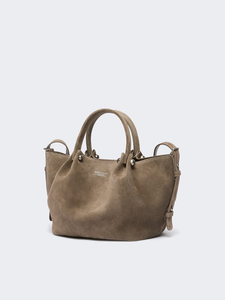 max mara small suede tote bag