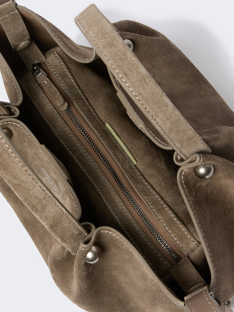max mara small suede tote bag