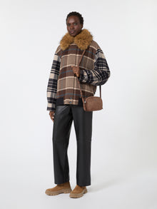 max mara small suede camera bag for women