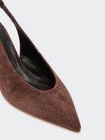 max mara slingbacks in suede for women