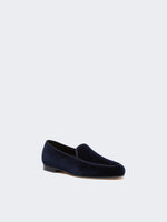 max mara cotton velvet moccasins for women