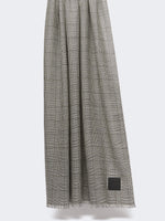 max mara yarn-dyed wool stole for women