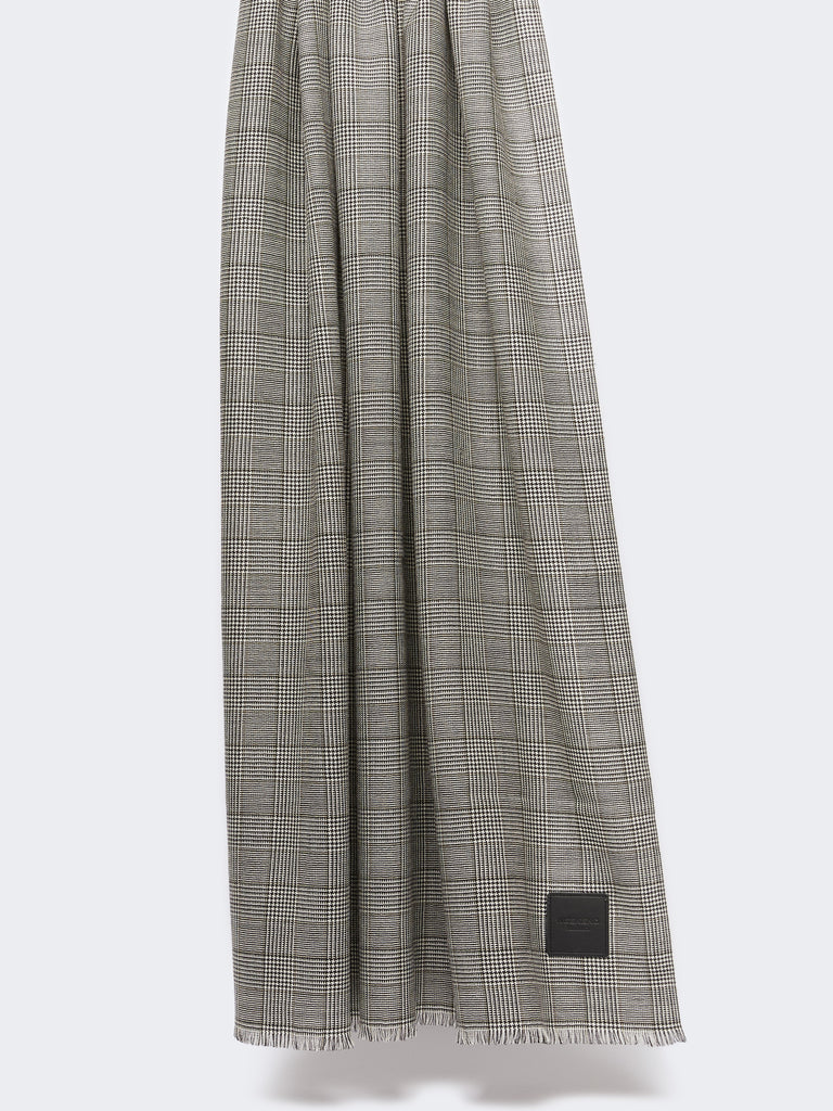 max mara yarn-dyed wool stole