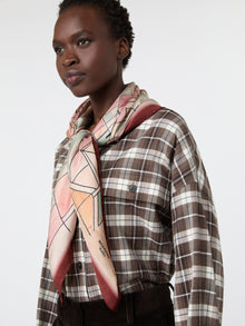Max Mara Printed silk oversized scarf for Women