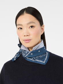 Max Mara Bandanna print silk foulard for Women