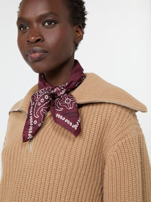 Max Mara Bandanna print silk foulard for Women