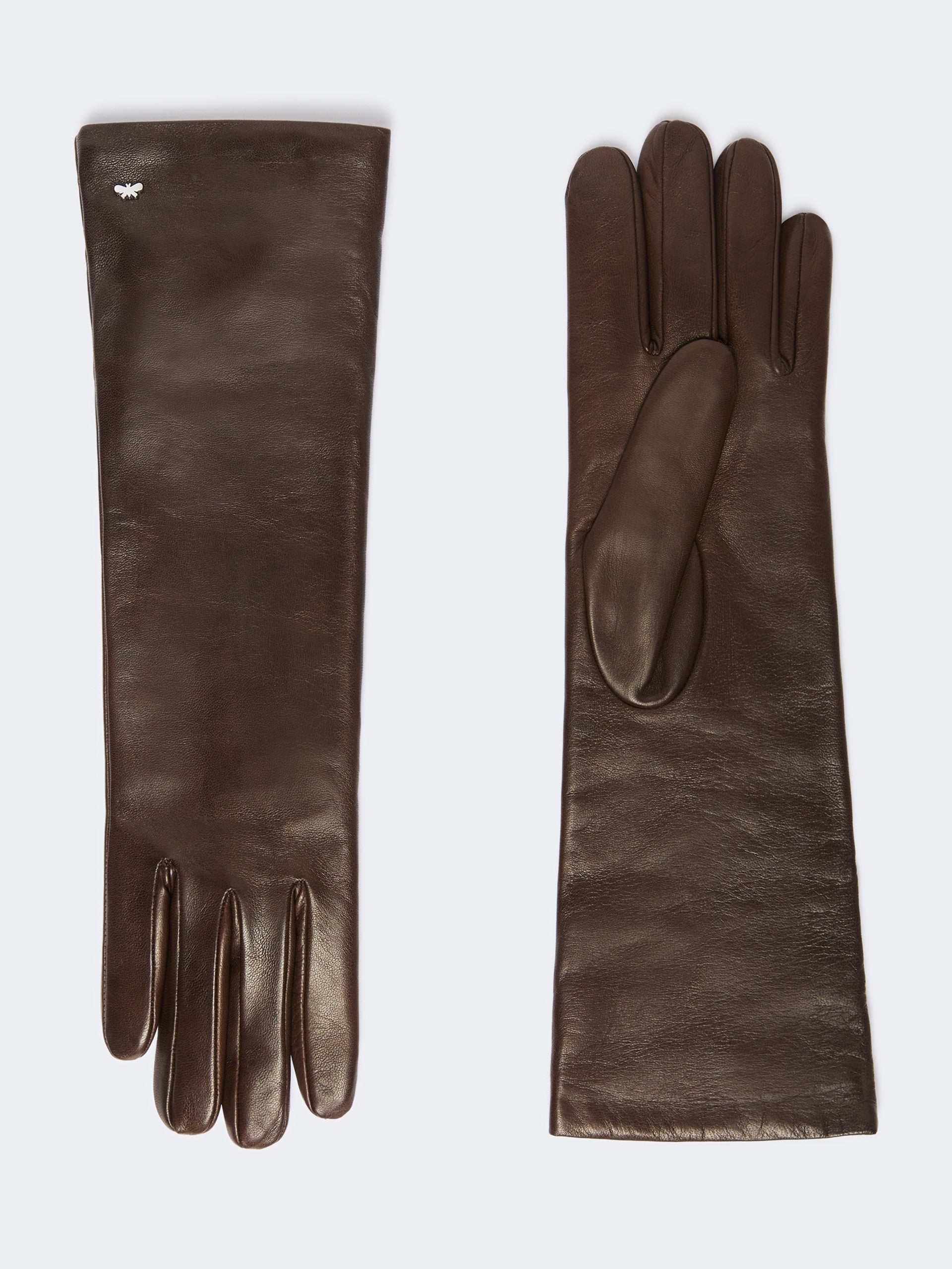 max mara mid-length nappa leather gloves for women