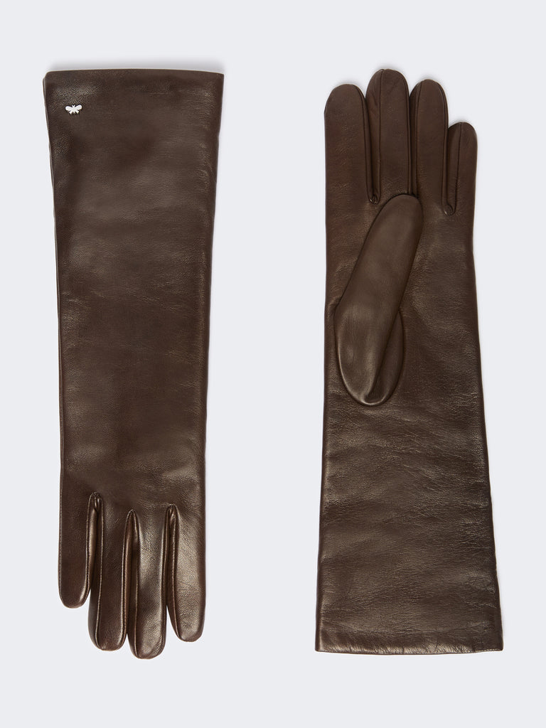 max mara mid-length nappa leather gloves
