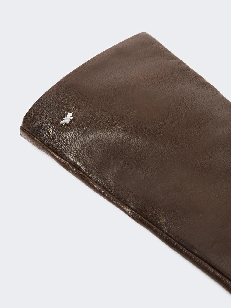 max mara mid-length nappa leather gloves