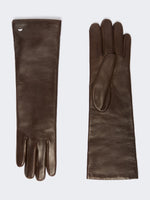max mara mid-length nappa leather gloves for women
