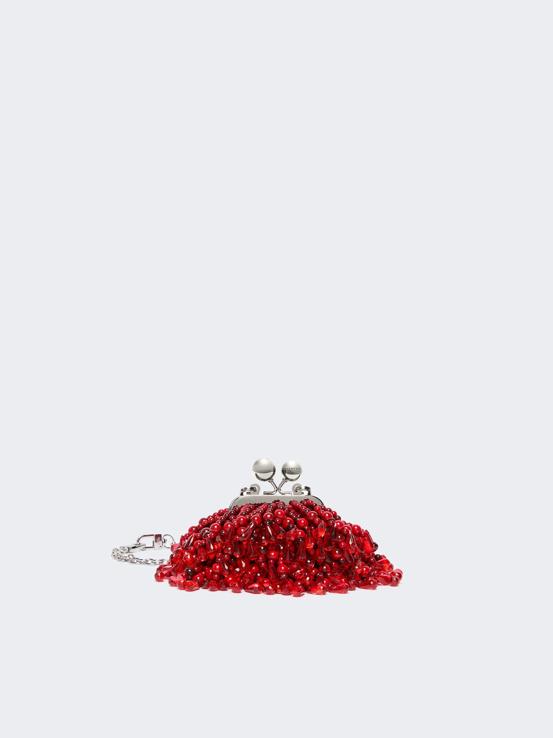 Nano Pasticcino Bag With Gemstones for Women - Coral - Max Mara UAE