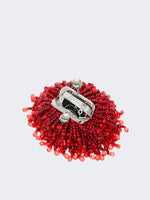 Nano Pasticcino Bag With Gemstones for Women - Coral - Max Mara UAE