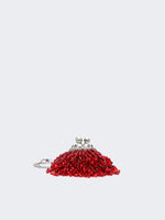 Nano Pasticcino Bag With Gemstones for Women - Coral - Max Mara UAE