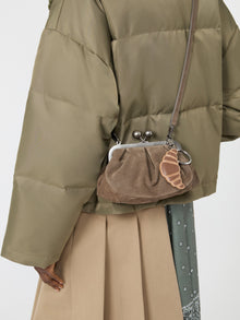 max mara leather keyring for women