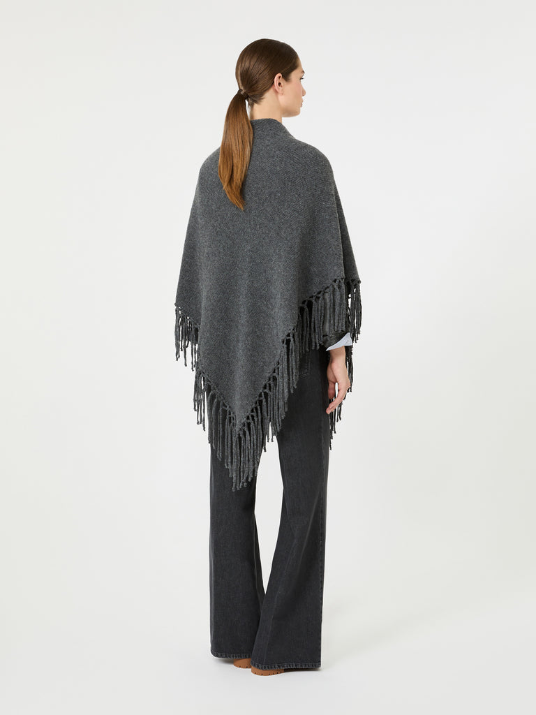 max mara fringed wool shawl