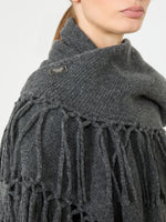Max Mara Fringed wool shawl for Women