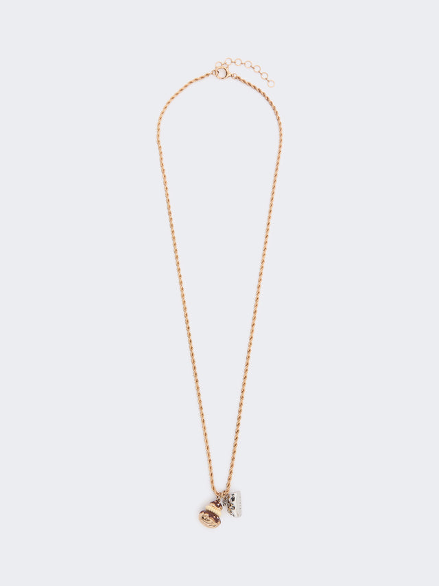 max mara long necklace with pendants for women
