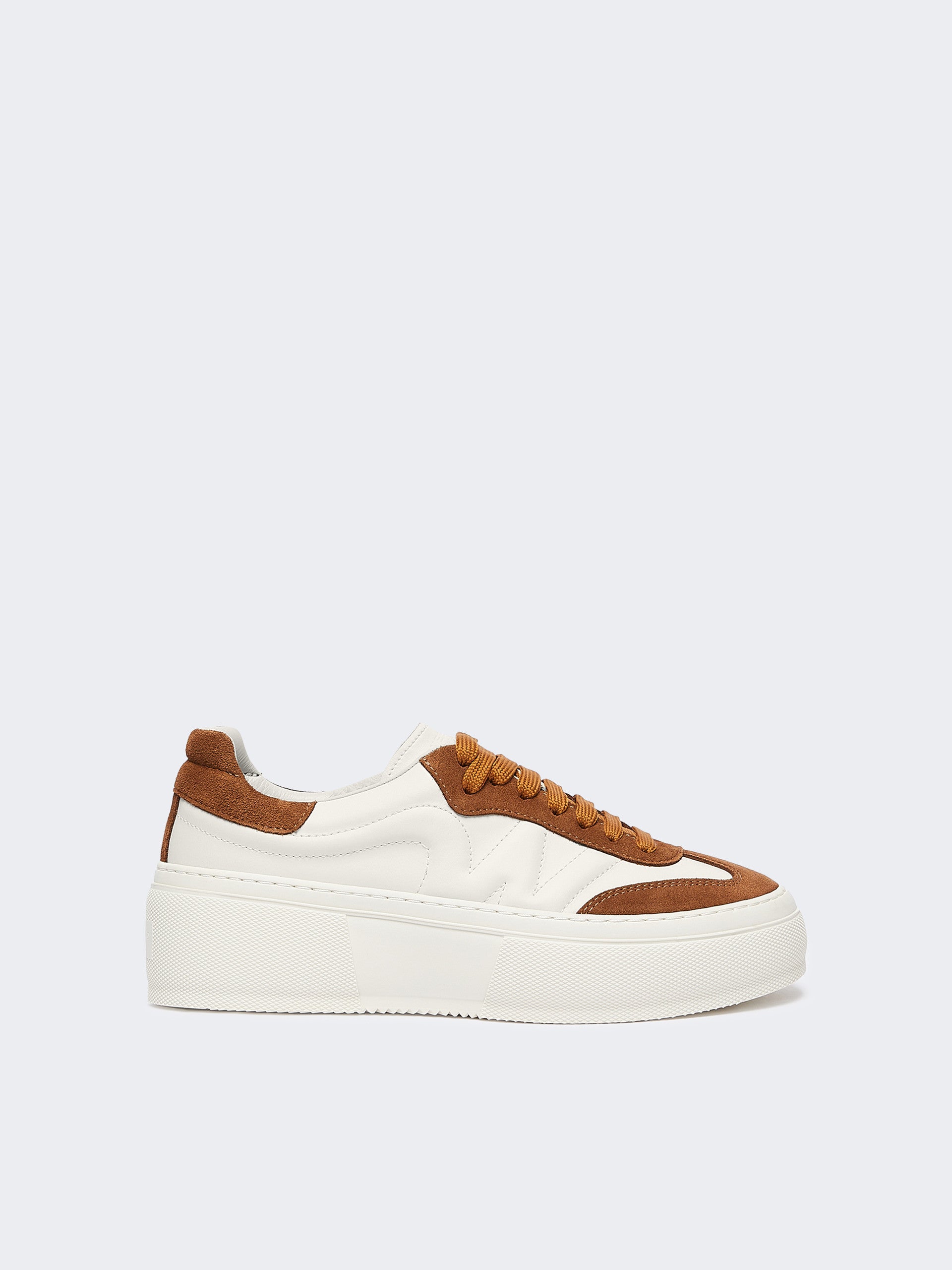 max mara leather platform trainers for women