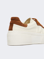 max mara leather platform trainers for women