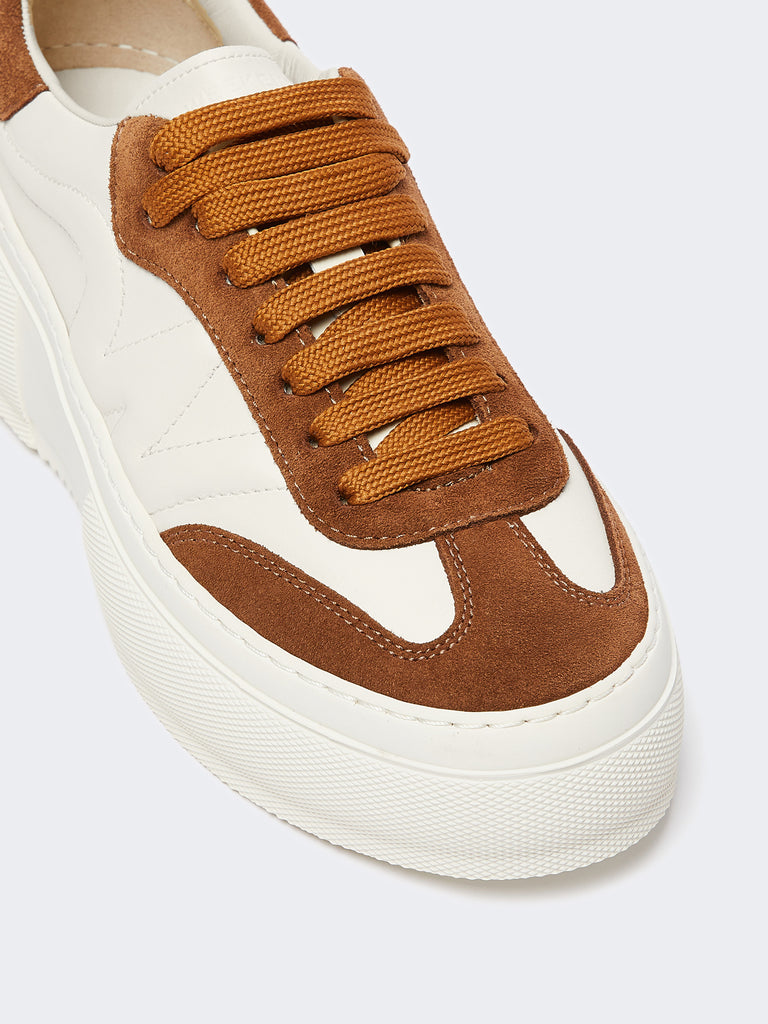 max mara leather platform trainers