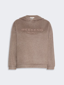 max mara jersey hooded sweatshirt for women