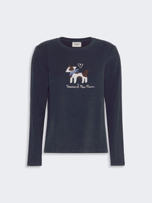 max mara long-sleeved jersey t-shirt for women
