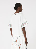 max mara embroidered t-shirt for women