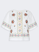 max mara embroidered t-shirt for women