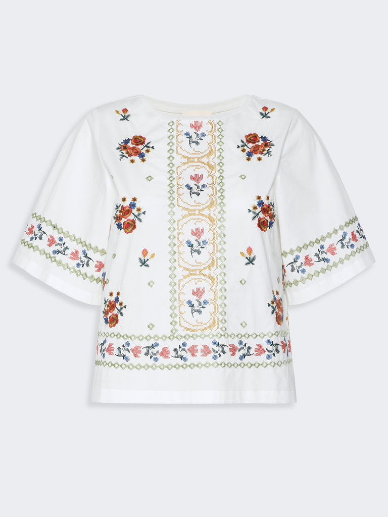 max mara embroidered t-shirt