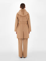 max mara camel colour robe coat for women