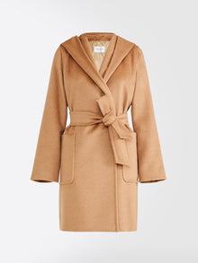 max mara camel colour robe coat for women
