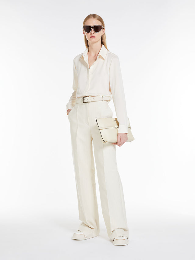 max mara silk charmeuse shirt for women