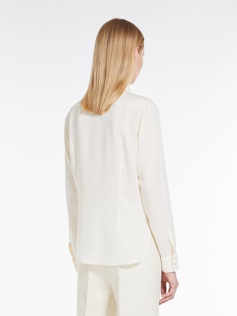 max mara silk charmeuse shirt