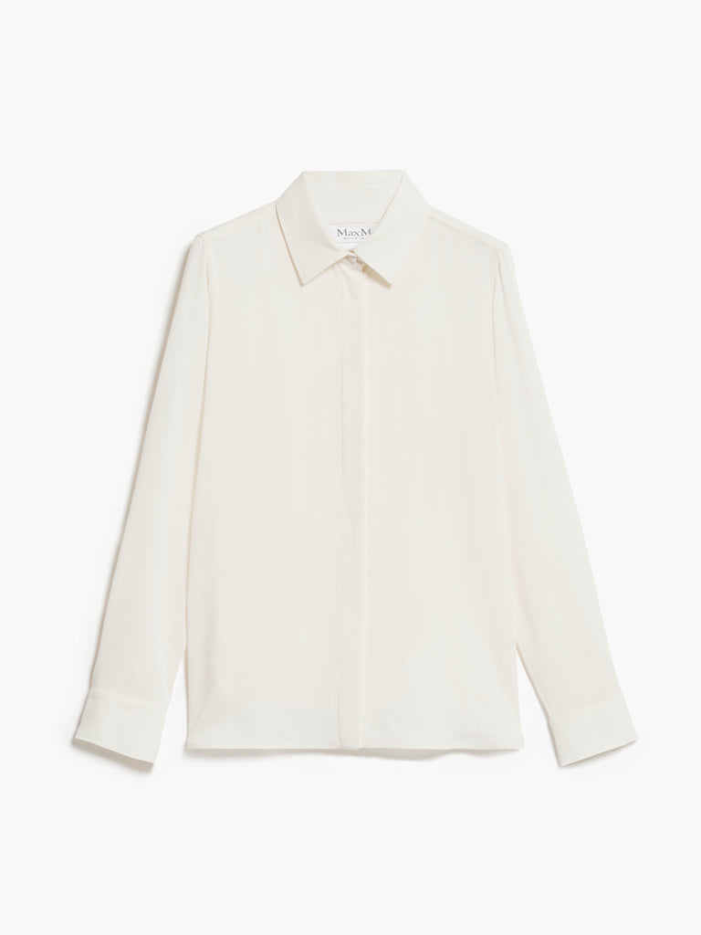 max mara silk charmeuse shirt