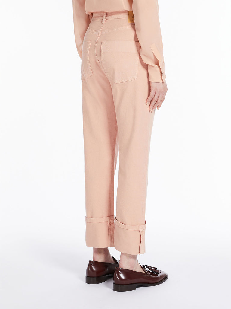 Cropped jeans in stretch bull