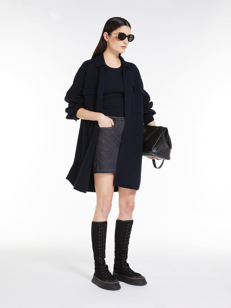 Wool tricot jacket