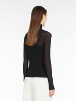 Viscose yarn turtleneck