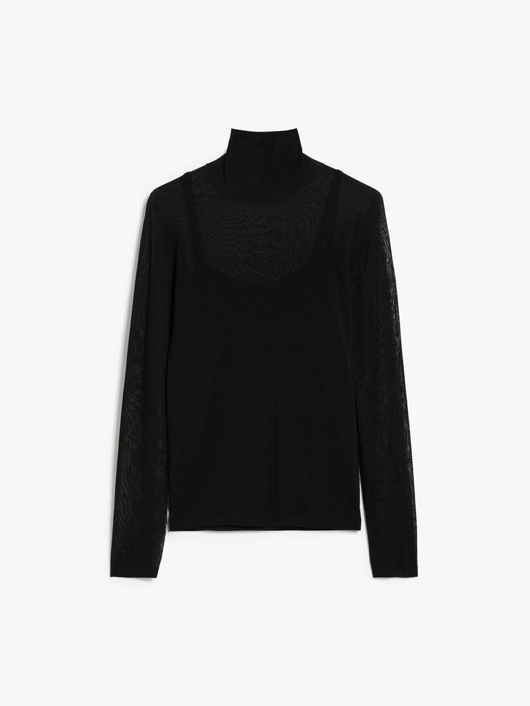 Viscose yarn turtleneck