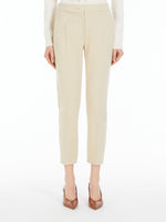 max mara viscose jersey trousers for women