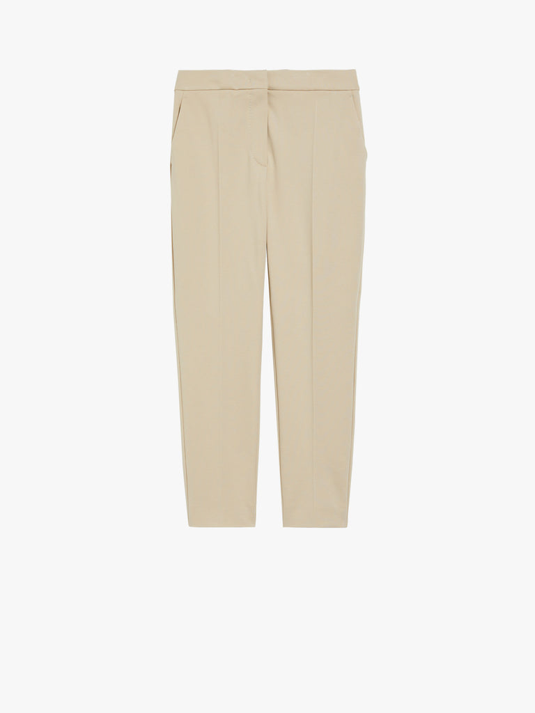 max mara viscose jersey trousers