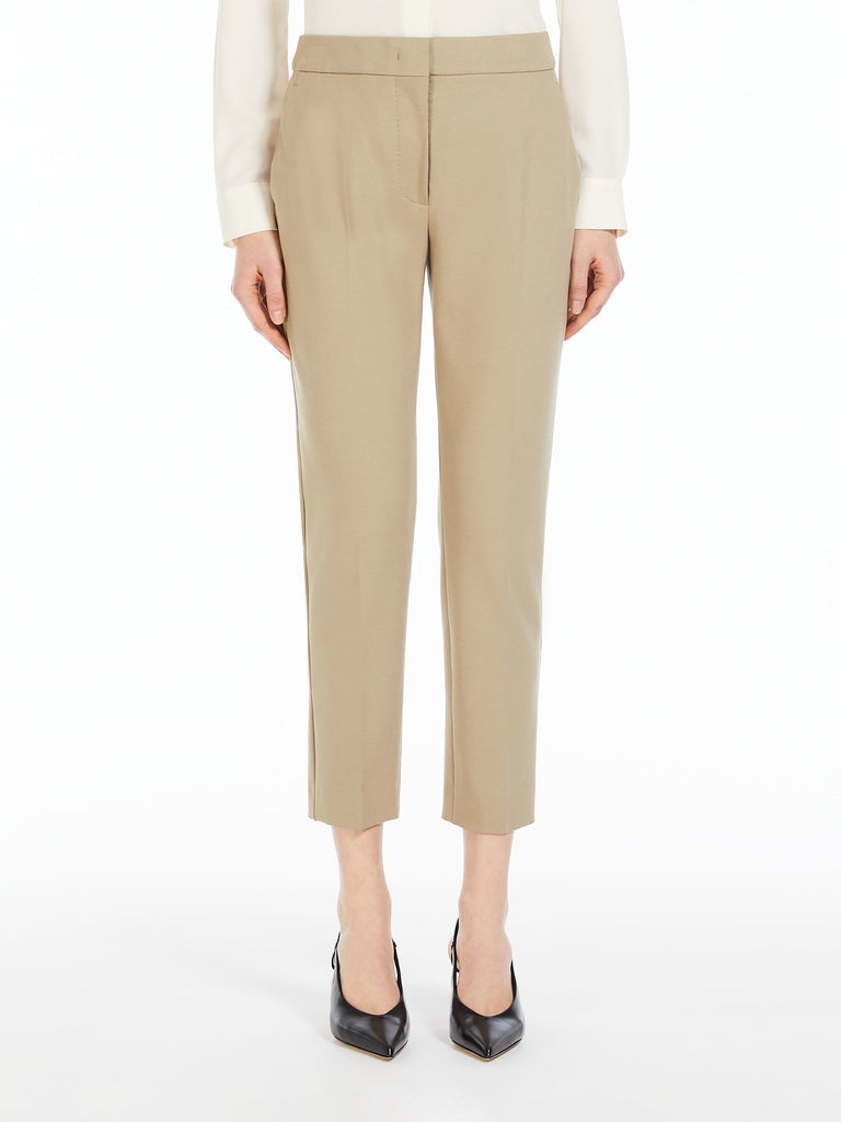 Viscose jersey trousers