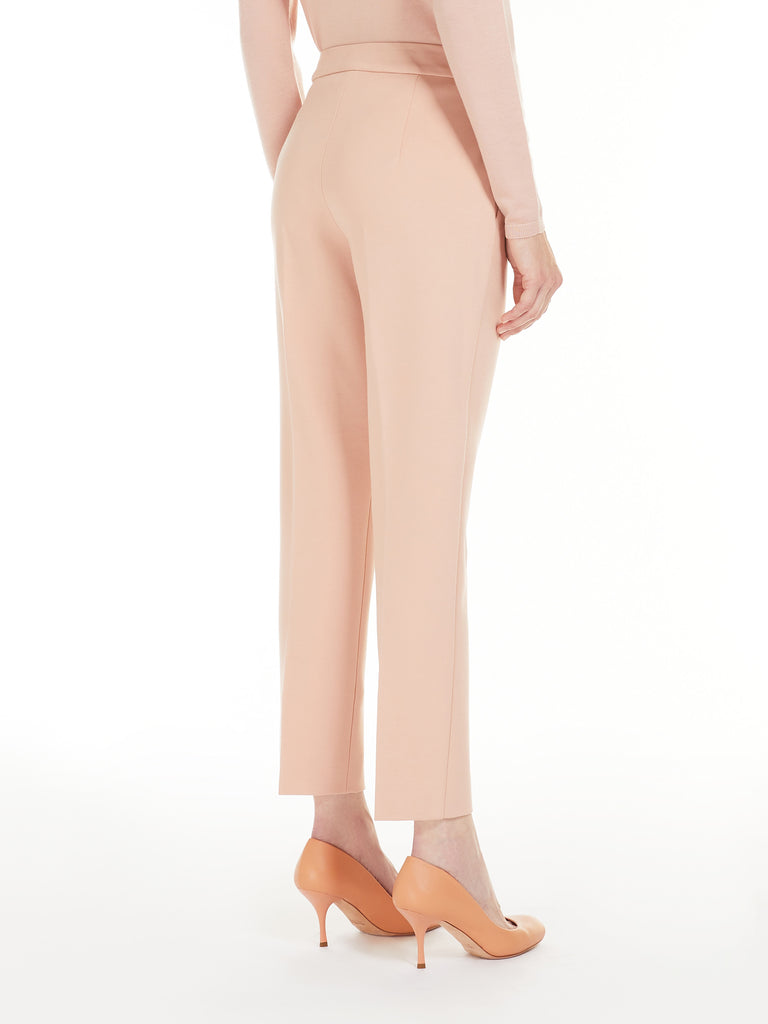 max mara viscose jersey trousers