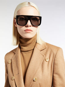 max mara oversized mask sunglasses for women