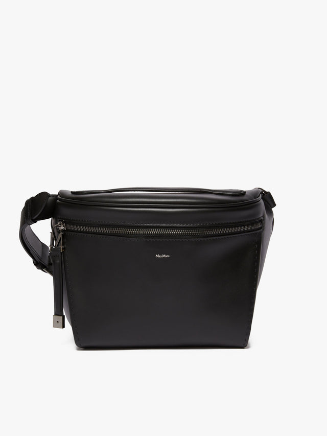 Large leather Archetipo belt bag