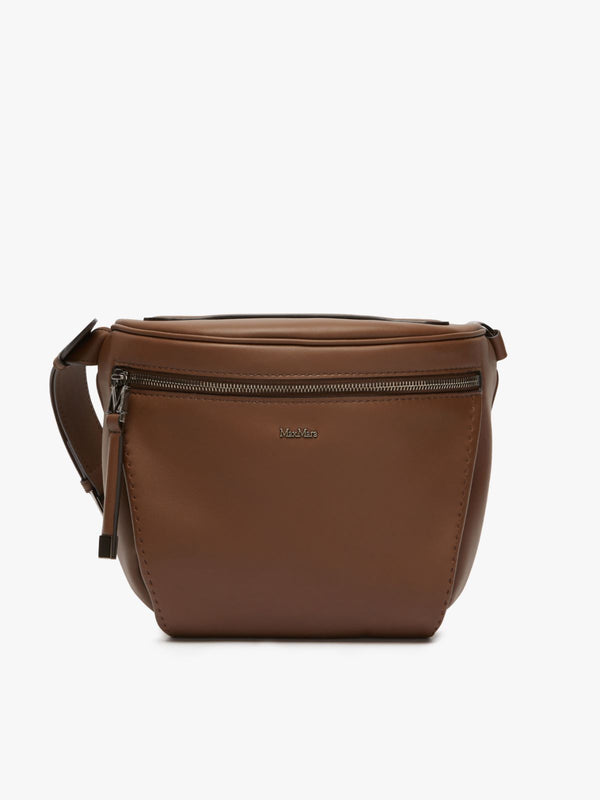 Large leather Archetipo belt bag