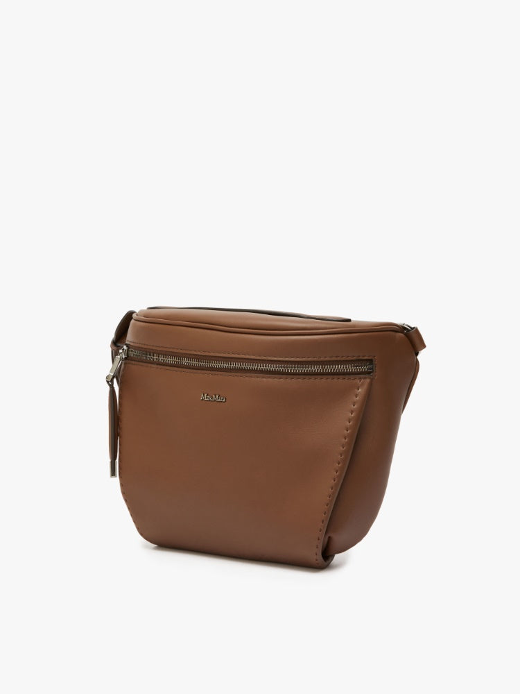 Large leather Archetipo belt bag