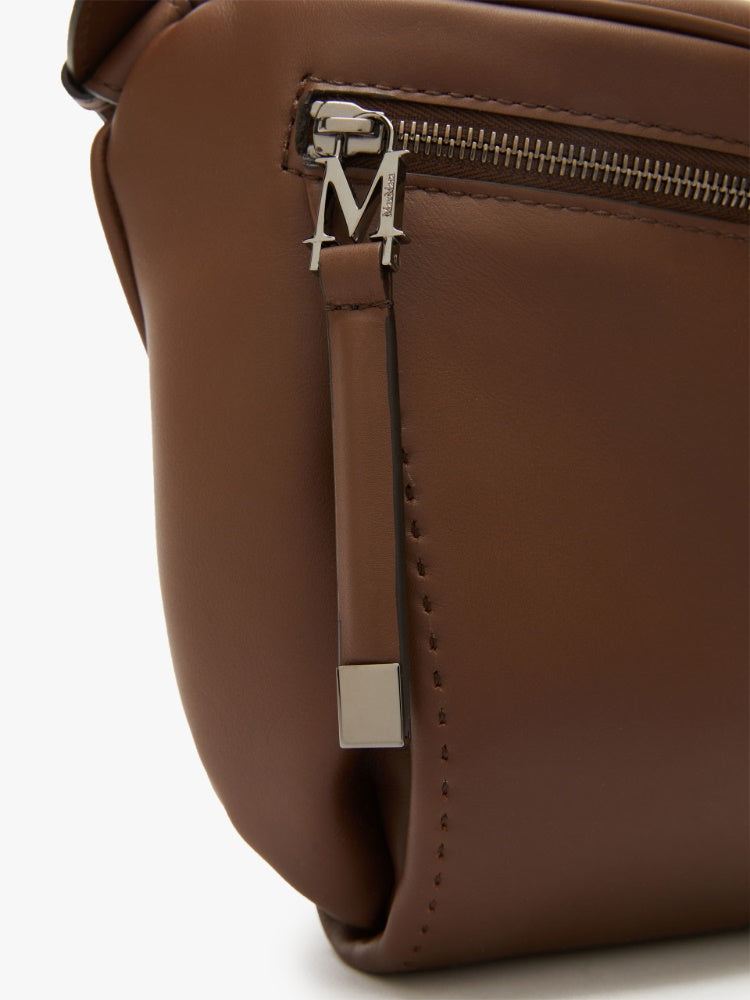 Large leather Archetipo belt bag