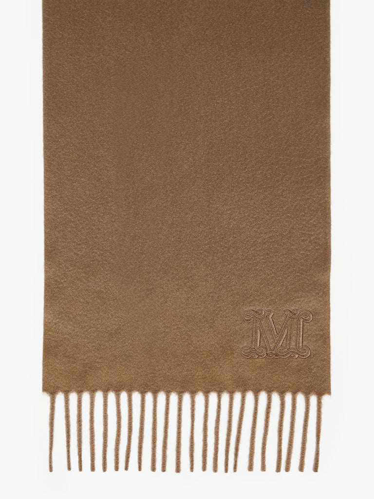 Cashmere stole with embroidery