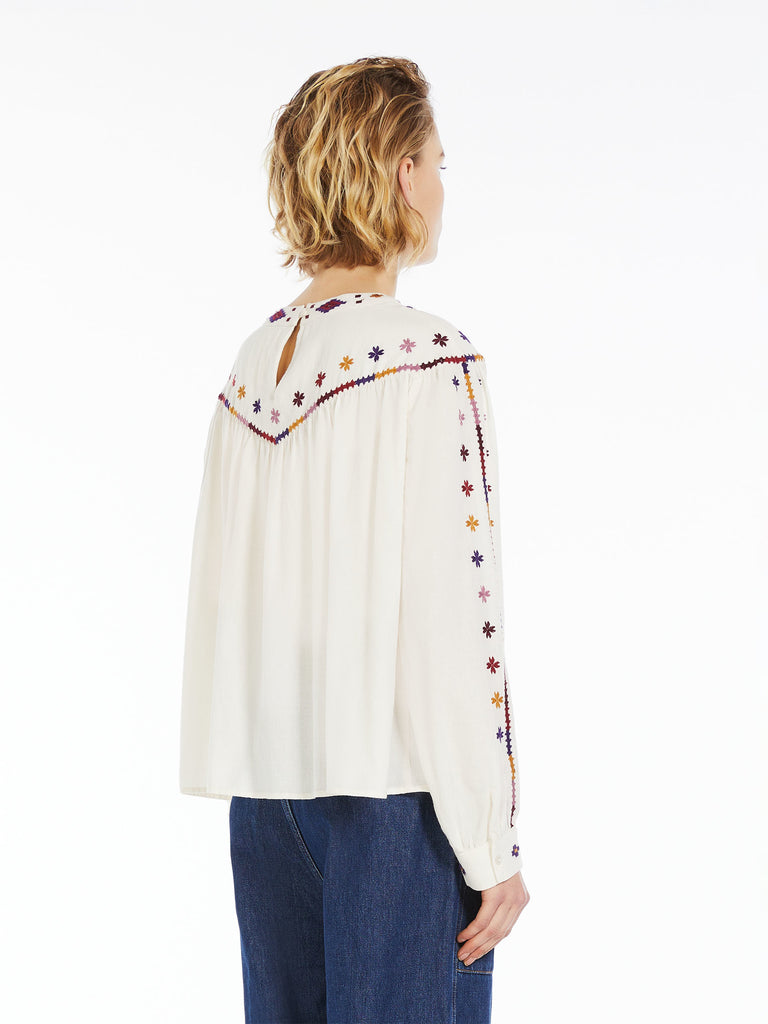 Cotton sable blouse